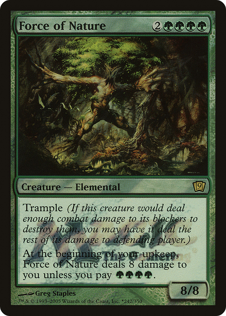 Force of Nature (LARP-242★) (Foil)