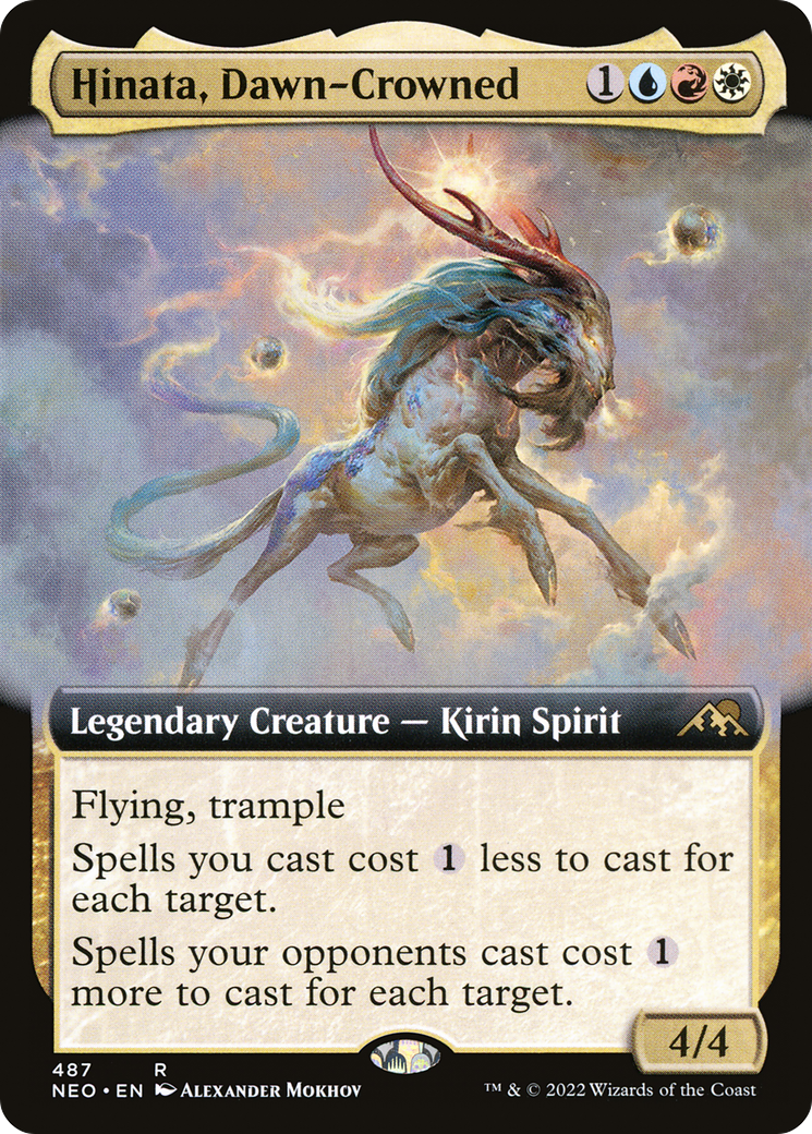 Hinata, Dawn-Crowned (NEO-487) (Extended Art) (Foil)