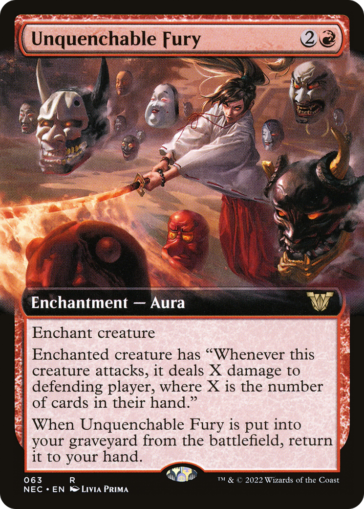 Unquenchable Fury (NEC-063) (Extended Art)