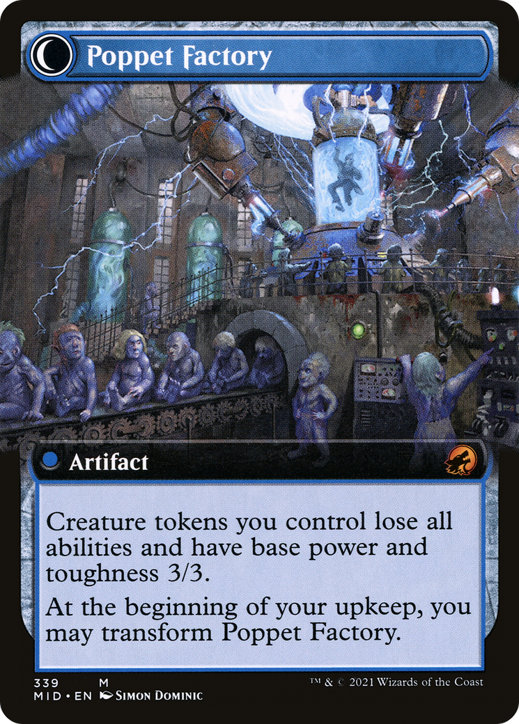 Poppet Stitcher // Poppet Factory (MID-339) (Extended Art) (Foil)