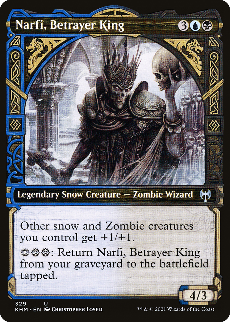 Narfi, Betrayer King (KHM-329) (Showcase) (Foil)