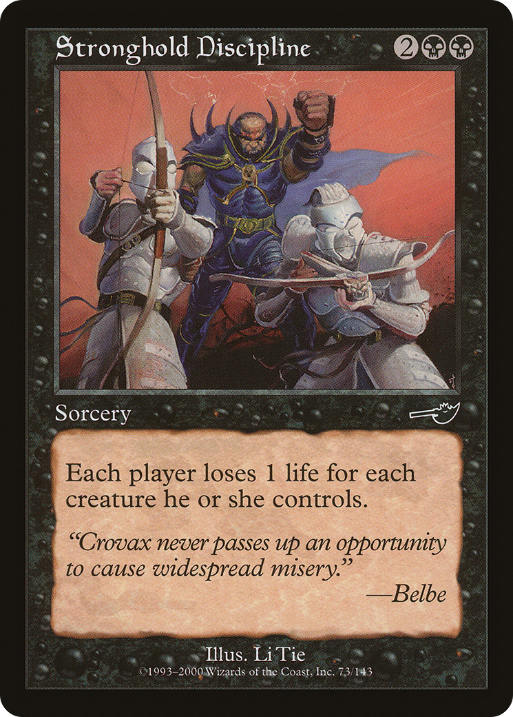 Stronghold Discipline (NMS-073) (Foil)
