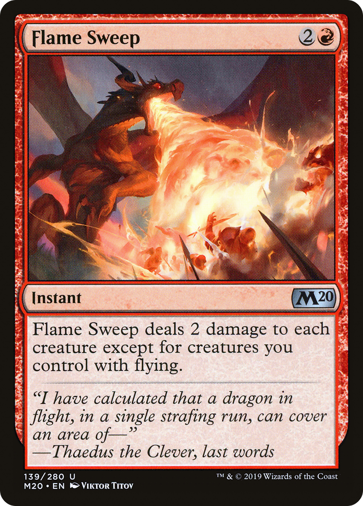 Flame Sweep (M20-139) (Foil)