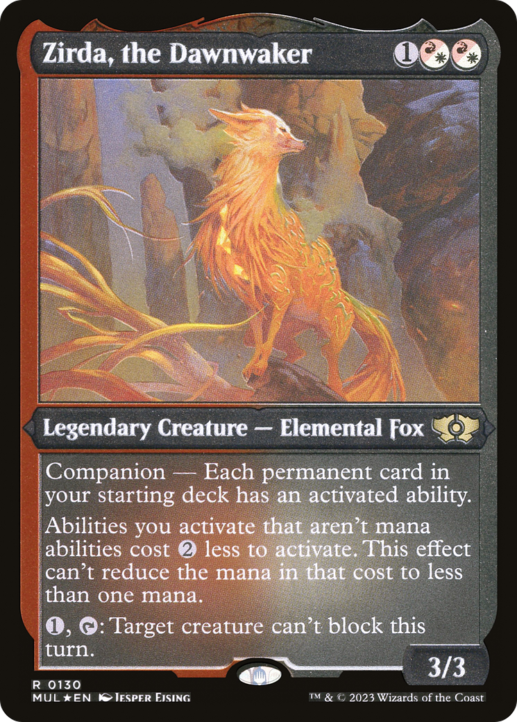 Zirda, the Dawnwaker (MUL-130) (Etched Foil)
