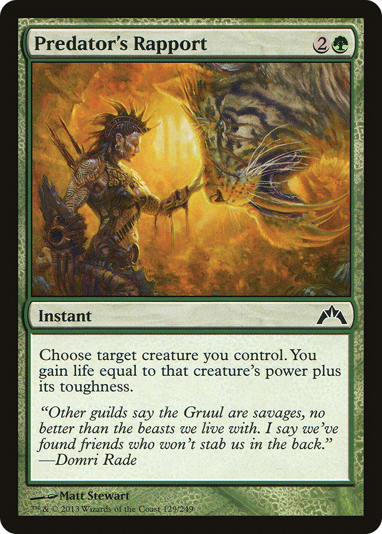 Predator's Rapport (GTC-129)