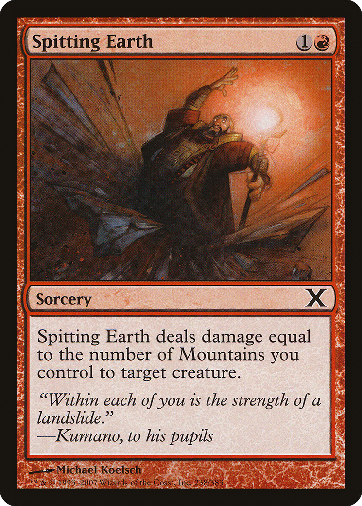 Spitting Earth (10E-238) (Foil)