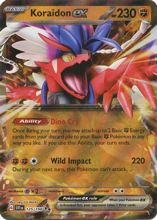 Koraidon ex (SVI-125) (Holofoil)