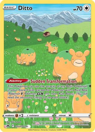 Ditto (CRZ:GG-GG22) (Holofoil)