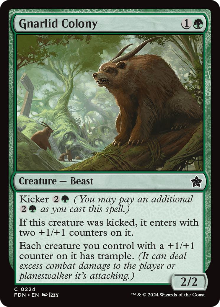 Gnarlid Colony (FDN-224) (Foil)