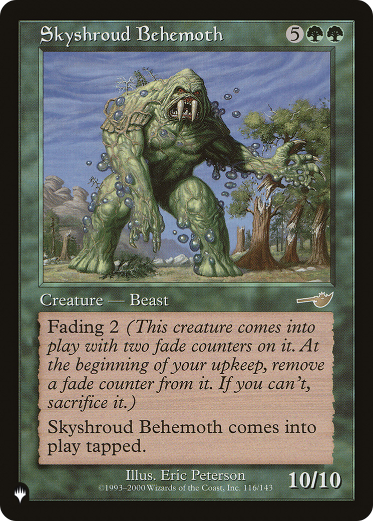 Skyshroud Behemoth (LIST-NEM-116)