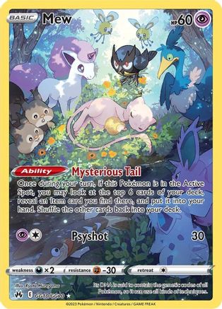 Mew (CRZ:GG-GG10) (Holofoil)