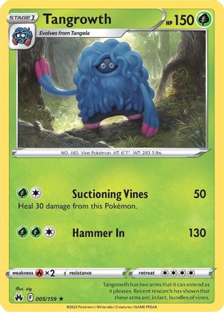 Tangrowth (CRZ-005) (Reverse Holofoil)