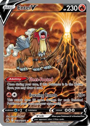 Entei V (CRZ:GG-GG36) (Holofoil)