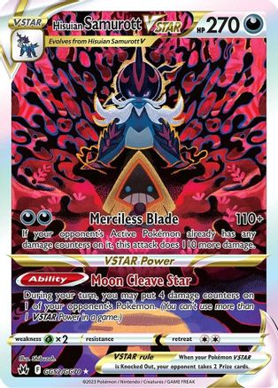 Hisuian Samurott VSTAR (CRZ:GG-GG52) (Holofoil)