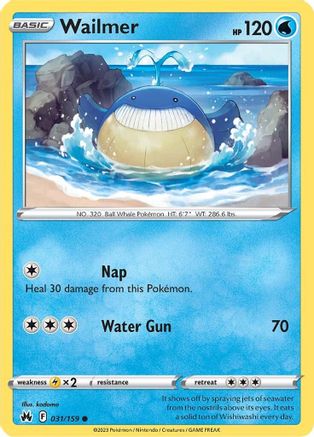 Wailmer (CRZ-031) (Reverse Holofoil)