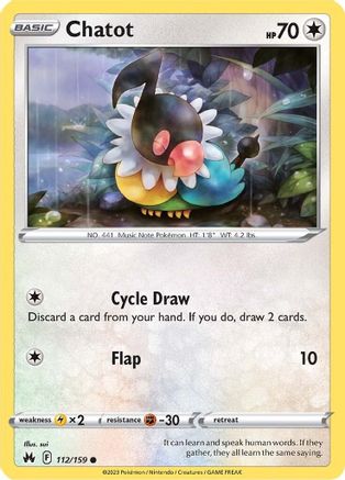 Chatot (CRZ-112) (Reverse Holofoil)