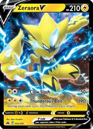 Zeraora V (CRZ-053) (Holofoil)