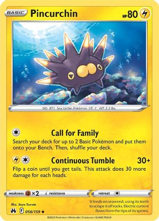 Pincurchin (CRZ-056) (Reverse Holofoil)