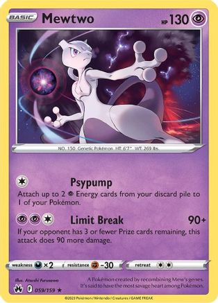 Mewtwo (CRZ-059) (Holofoil)