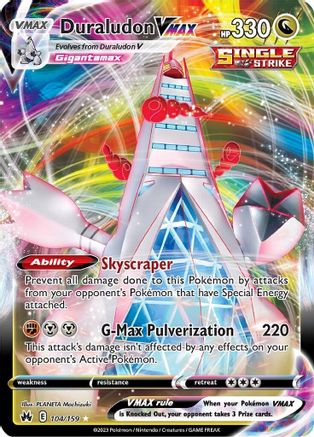 Duraludon VMAX (CRZ-104) (Holofoil)