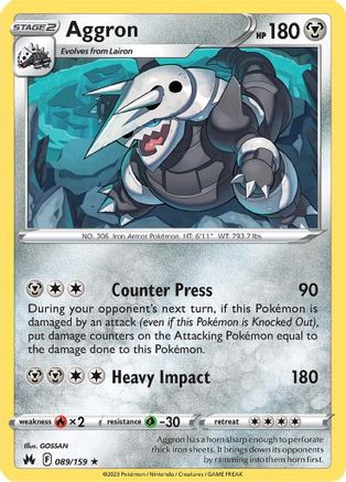 Aggron (CRZ-089) (Holofoil)