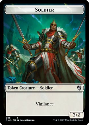 Soldier (008) // Angel (003) Double-Sided Token (ONC-8 // 3)