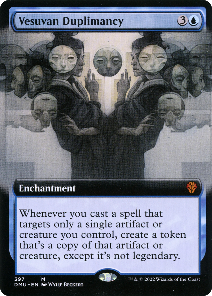 Vesuvan Duplimancy (DMU-397) (Extended Art) (Foil)