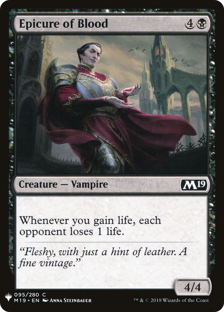 Epicure of Blood (LIST-M19-95)