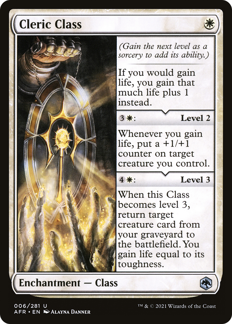 Cleric Class (AFR-006) (Foil)