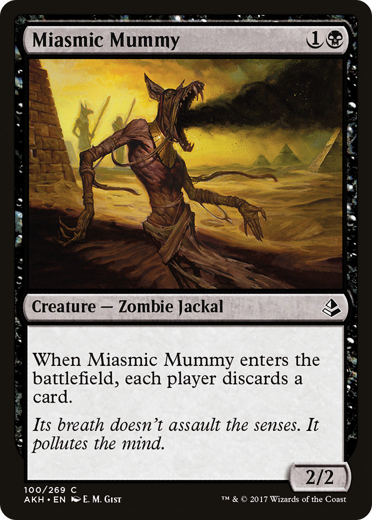 Miasmic Mummy (AKH-100) (Foil)