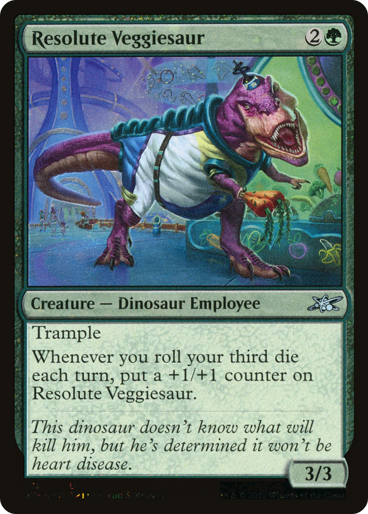 Resolute Veggiesaur (UNF-439) (Galaxy Foil)
