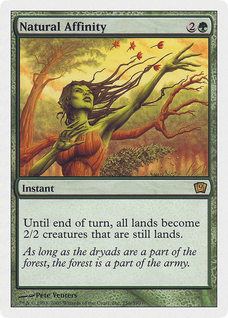 Natural Affinity (9ED-256★) (Foil)