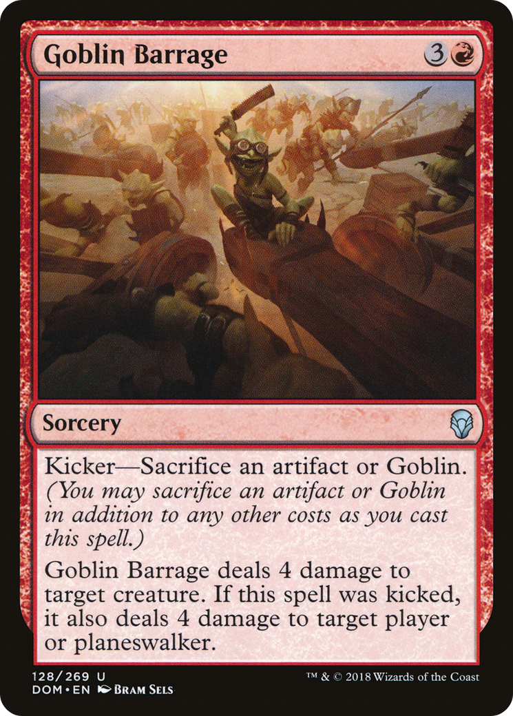 Goblin Barrage (DOM-128) (Foil)