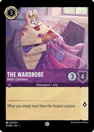 The Wardrobe - Belle's Confidant (1-057) (Cold Foil)
