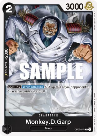 Monkey.D.Garp (115) (OP02-115) (Foil)