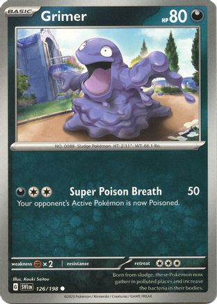 Grimer (SVI-126) (Reverse Holofoil)