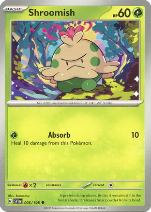 Shroomish (SVI-003) (Reverse Holofoil)