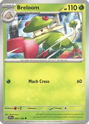 Breloom (SVI-004) (Reverse Holofoil)