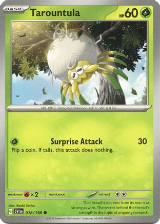 Tarountula (SVI-018) (Reverse Holofoil)