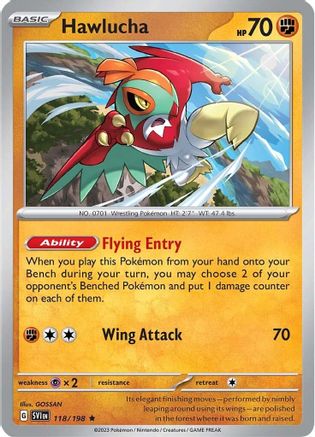 Hawlucha (SVI-118) (Reverse Holofoil)