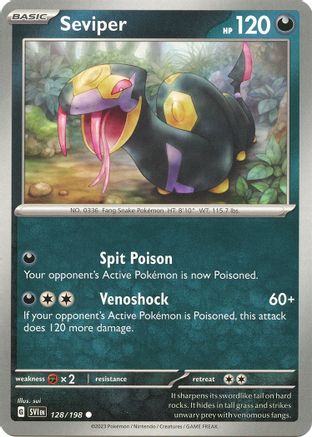 Seviper (SVI-128) (Reverse Holofoil)