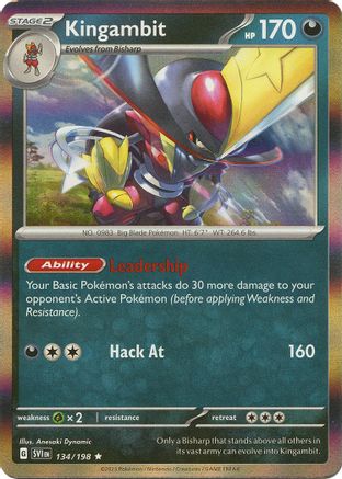 Kingambit (SVI-134) (Holofoil)