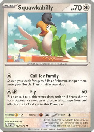 Squawkabilly (SVI-162) (Reverse Holofoil)