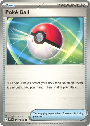 Poke Ball (SVI-185) (Reverse Holofoil)