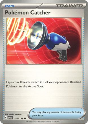 Pokemon Catcher (SVI-187) (Reverse Holofoil)