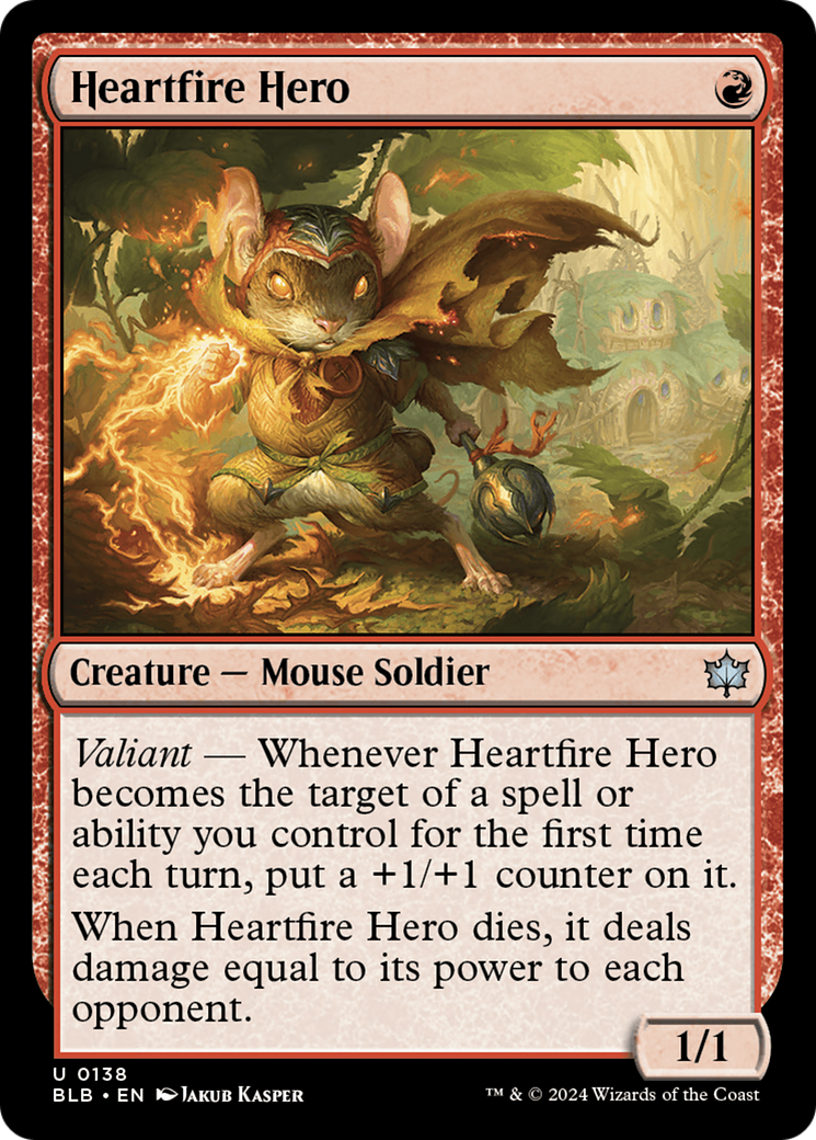 Heartfire Hero (BLB-138) (Foil)