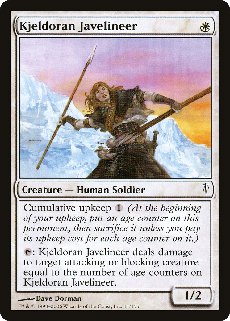 Kjeldoran Javelineer (CSP-011) (Foil)