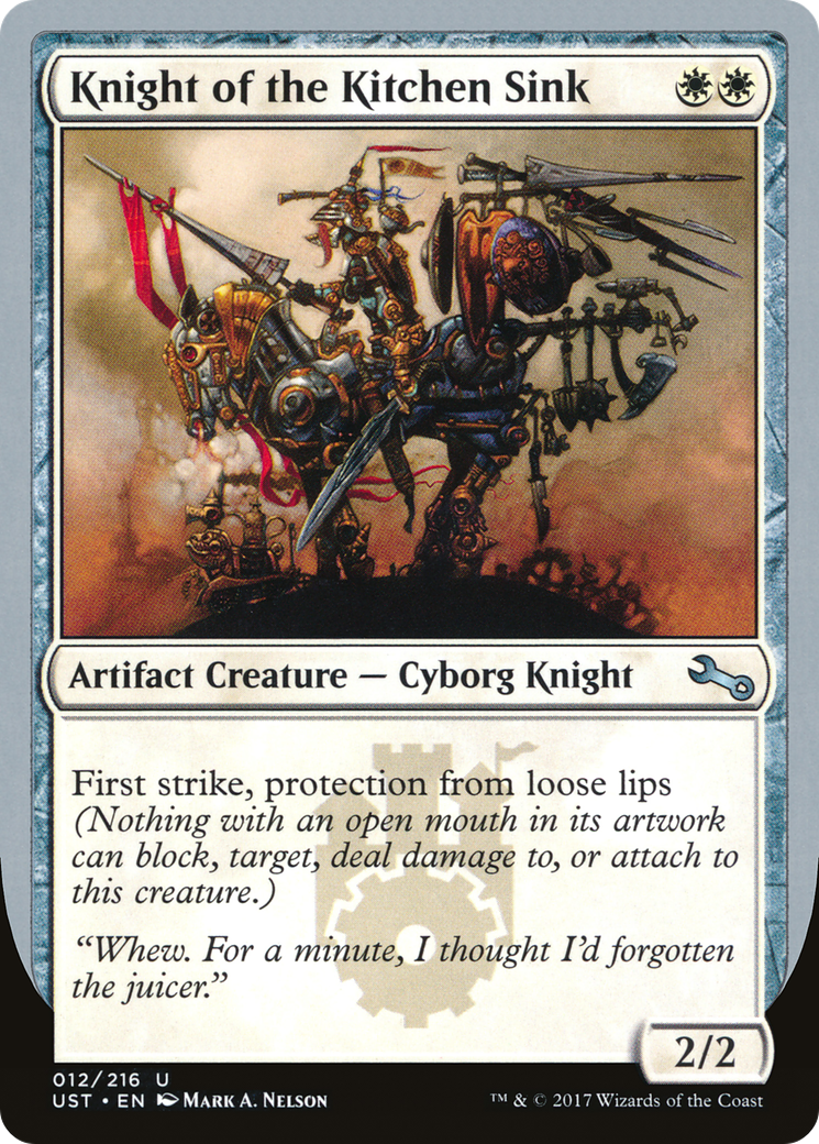 Knight of the Kitchen Sink (UST-12C)