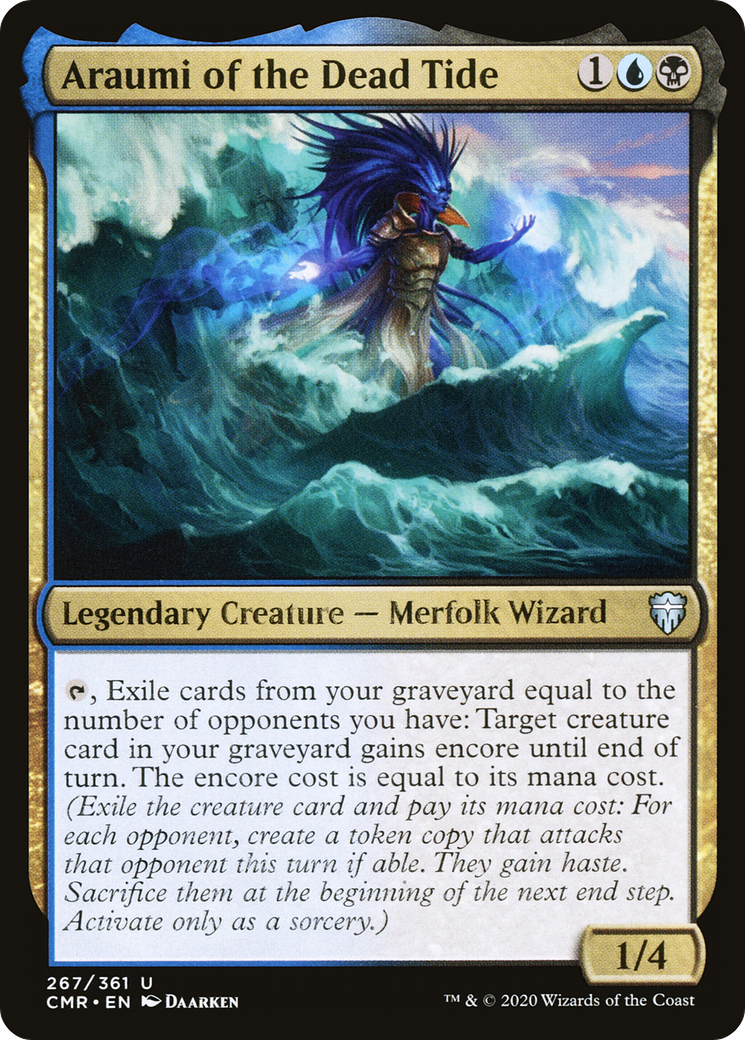 Araumi of the Dead Tide (CMR-267) (Foil)