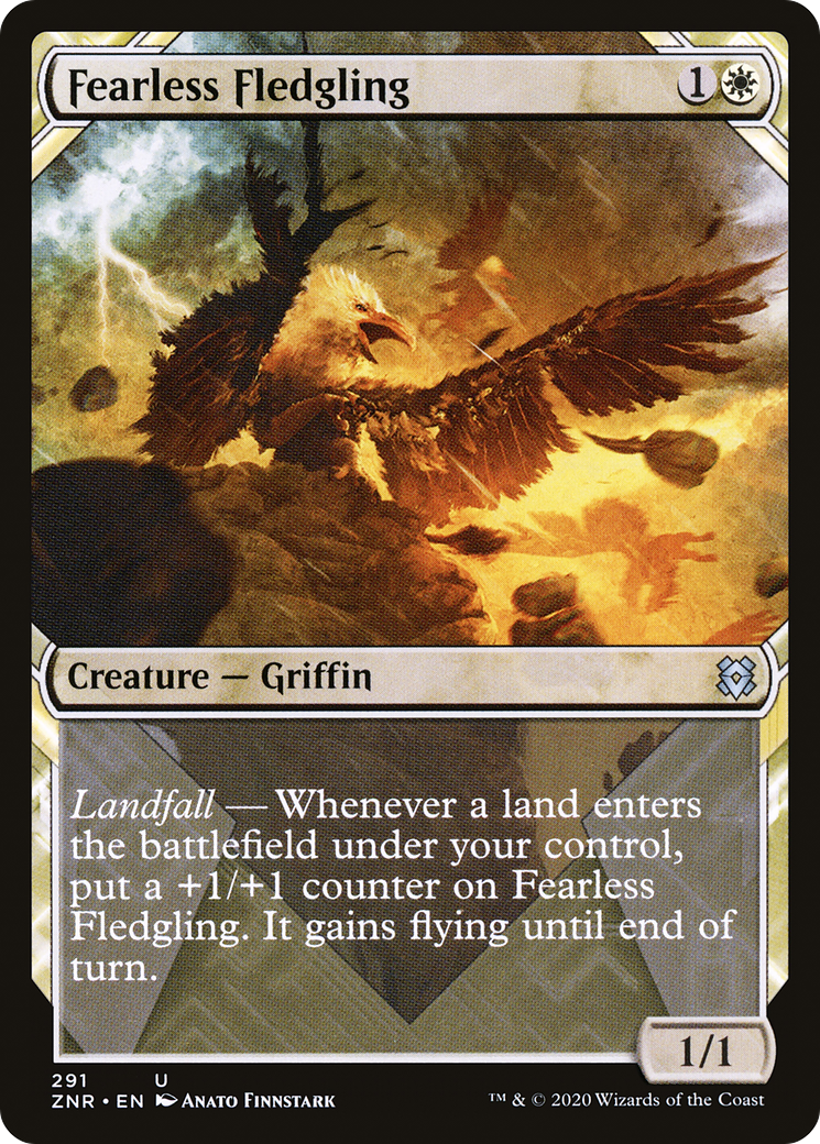 Fearless Fledgling (ZNR-291) (Showcase) (Foil)